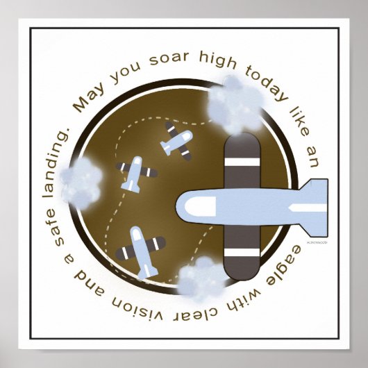 飛行機ポスター ポスター (正面)