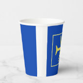 飛行機ミニマル飛行機航空機フライ 紙コップ (右)