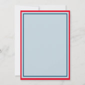 飛行機モンキーパイロットタイムフライボーイズ誕生日 招待状 (裏面)