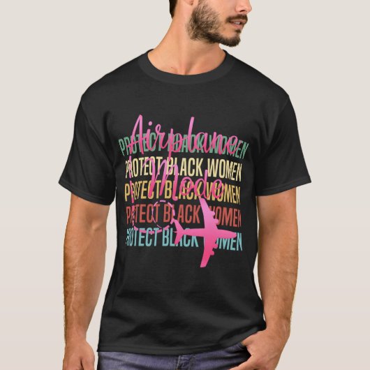 飛行機モード旅行休暇 Tシャツ (正面)