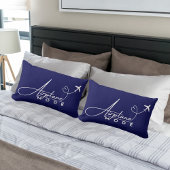 飛行機モード、旅行、ミニマリストスクリプト、航空 ランバークッション