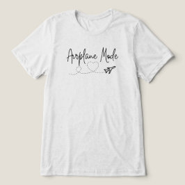 飛行機モード(黒のハート付き) トライブレンドＴシャツ