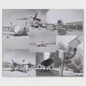 飛行機ラップ紙 ラッピングペーパー (フラット)