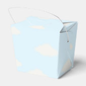 飛行機ヴィンテージベビーシャワー フェイバーボックス (裏面サイド)