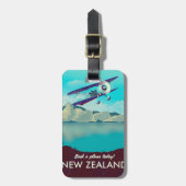 飛行機予約！ニュージーランド ラゲッジタグ (正面縦)