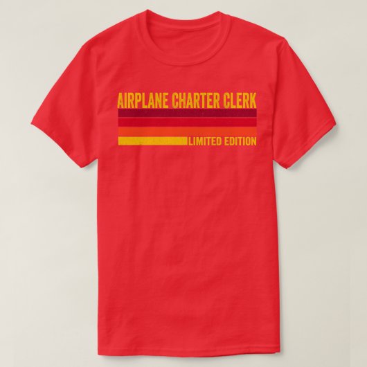 飛行機傭船員 Tシャツ (デザイン正面)