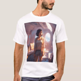 飛行機内 Tシャツ