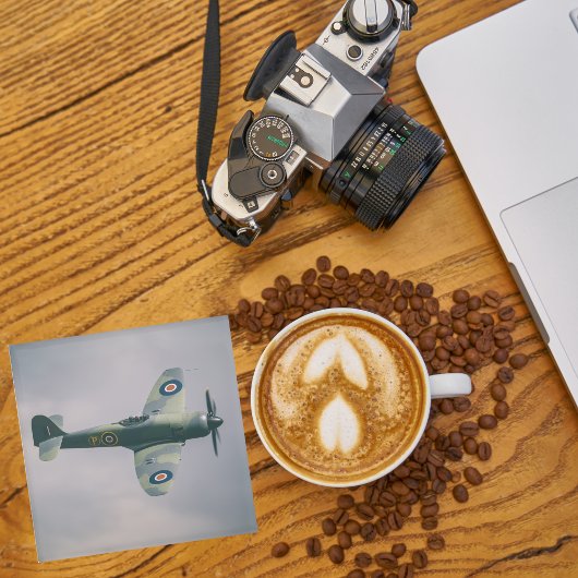 飛行機写真、クールおもしろい航空 ガラスコースター