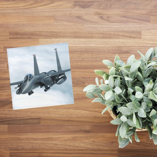 飛行機写真、クールおもしろい航空 ガラスコースター