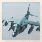 飛行機写真、クールおもしろい航空 ガラスコースター (正面)