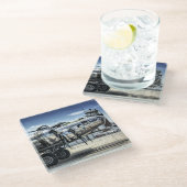 飛行機写真、クールおもしろい航空 ガラスコースター (アングル)