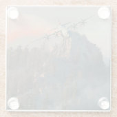 飛行機写真、クールおもしろい航空 ガラスコースター (裏面)