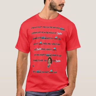 飛行機列車と一部の自動車 Tシャツ