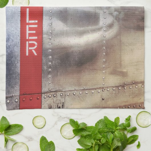 飛行機危険 キッチンタオル (折り畳み)