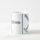 飛行機基本的な情報 コーヒーマグカップ (中央)