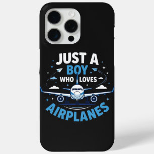 飛行機大好き少年 iPhone 15 PRO MAXケース