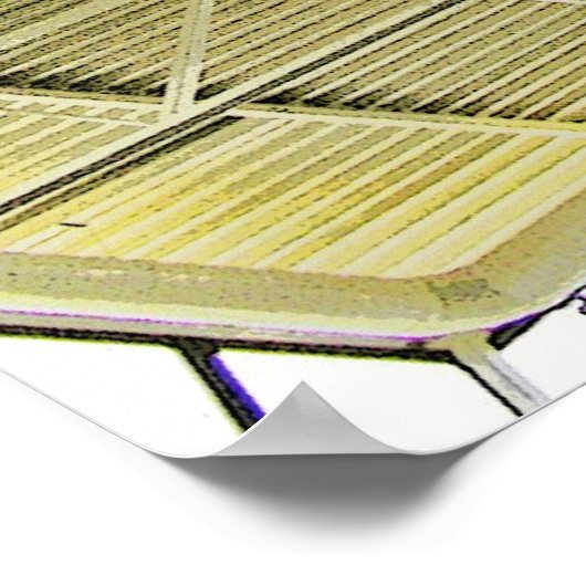 飛行機天井？(1) ポスター (角)