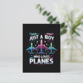 飛行機好きの少年 出欠カード (スタンド正面)