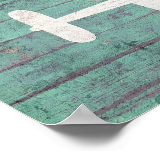 飛行機子供部屋芸術 ポスター (角)