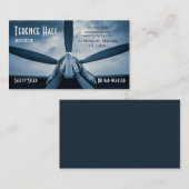 飛行機安全速度のカスタマイズ可能 名刺 (正面/裏面)