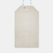 飛行機感謝していあなたラベルヴィンテージアドベンチャー旅行 ギフトタグ (裏面)