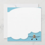 飛行機戦闘機パイロットボーイ誕生日 (裏面)