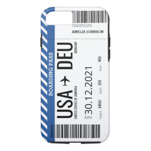 飛行機搭載チケット（パーソナライズ） Case-Mate iPho iPhone 8/7ケース