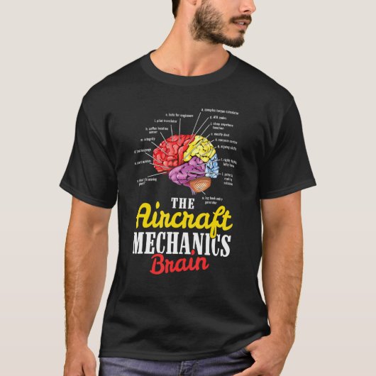 飛行機整備士航空 Tシャツ (正面)