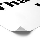 飛行機方法転が ポスター (角)