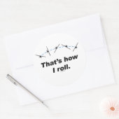 飛行機方法転が ラウンドシール (封筒)