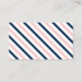 飛行機旅行おむつラッフルチケットベビーシャワー エンクロージャーカード (裏面)