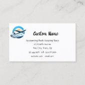 飛行機旅行サービス観光修理保守 名刺 (正面)