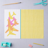 飛行機旅行パイロット飛行付き添い人おもしろい 薄葉紙 (クラフト)