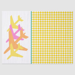 飛行機旅行パイロット飛行付き添い人おもしろい 薄葉紙