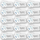 飛行機旅行フライトリマインダー機能プランナー シール (正面)