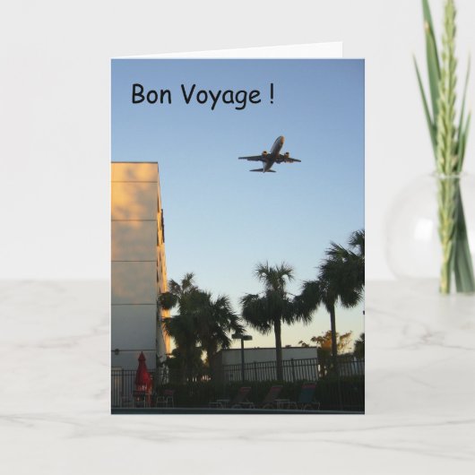 飛行機旅行 カード (正面)
