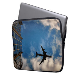 飛行機旅行 ラップトップスリーブ