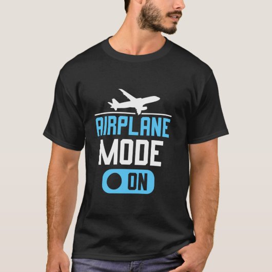 飛行機機搭載機搭載機搭載機パイロット長眠 Tシャツ (正面)