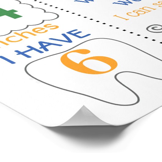 飛行機男の子のための最初の誕生日ボード ポスター (角)