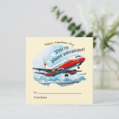 飛行機素晴らしスクールバレンタインデー カード (スタンド正面)