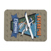 飛行機経験航空 マグネット (横)