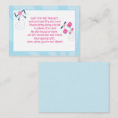 飛行機航空女子エンクロージャブックリクエストカード エンクロージャーカード (正面/裏面)