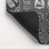 飛行機航空機デッキコックピットパイロット飛行 マウスパッド (コーナー)