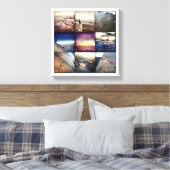 「飛行機表示」 キャンバスプリント (インサイチュ (寝室))