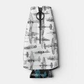 飛行機設計図1ボトル クール ボトルクーラー (裏面)