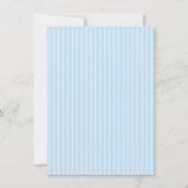 飛行機誕生日の招待 招待状 (裏面)