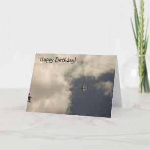 飛行機誕生日カード! カード