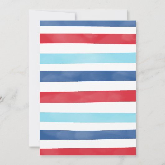 飛行機誕生日招待状 招待状 (裏面)