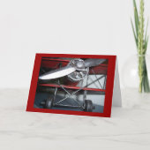 飛行機誕生日 カード (正面)