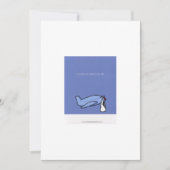 飛行機配達採用の発表 案内状 (正面)